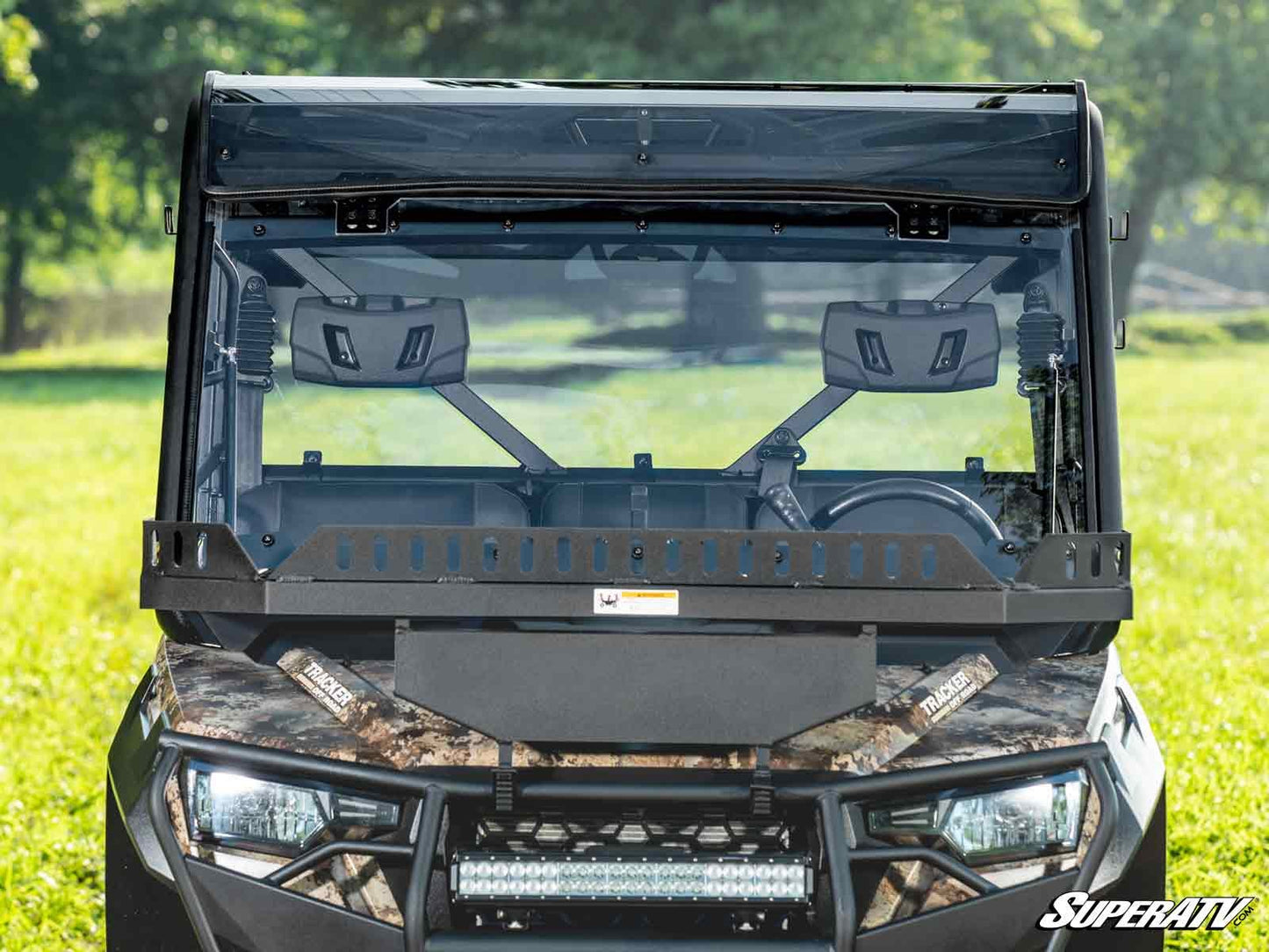 Tracker 800SX Scratch-Resistant Flip Windshield