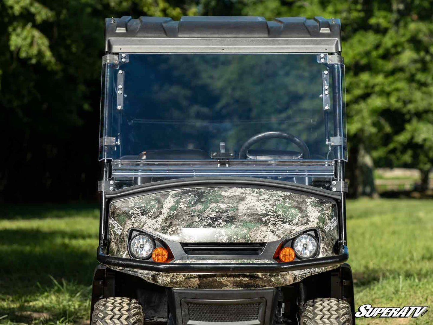 Tracker OX400 Scratch-Resistant Flip Windshield