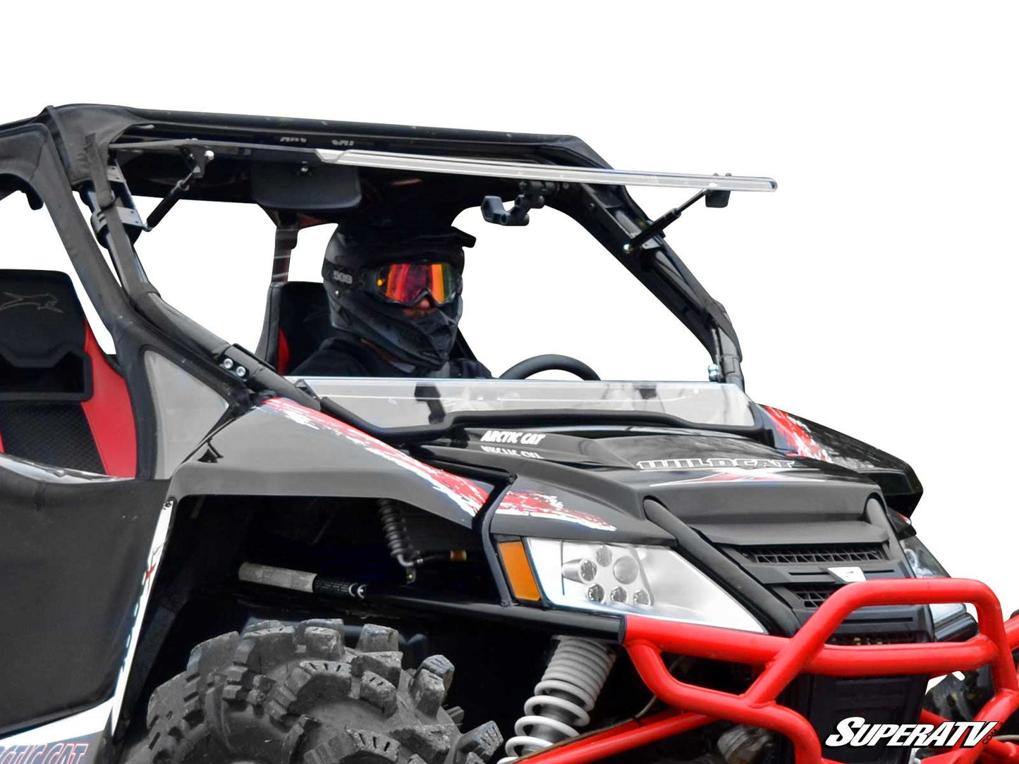 Arctic Cat Wildcat Scratch Resistant Flip Windshield