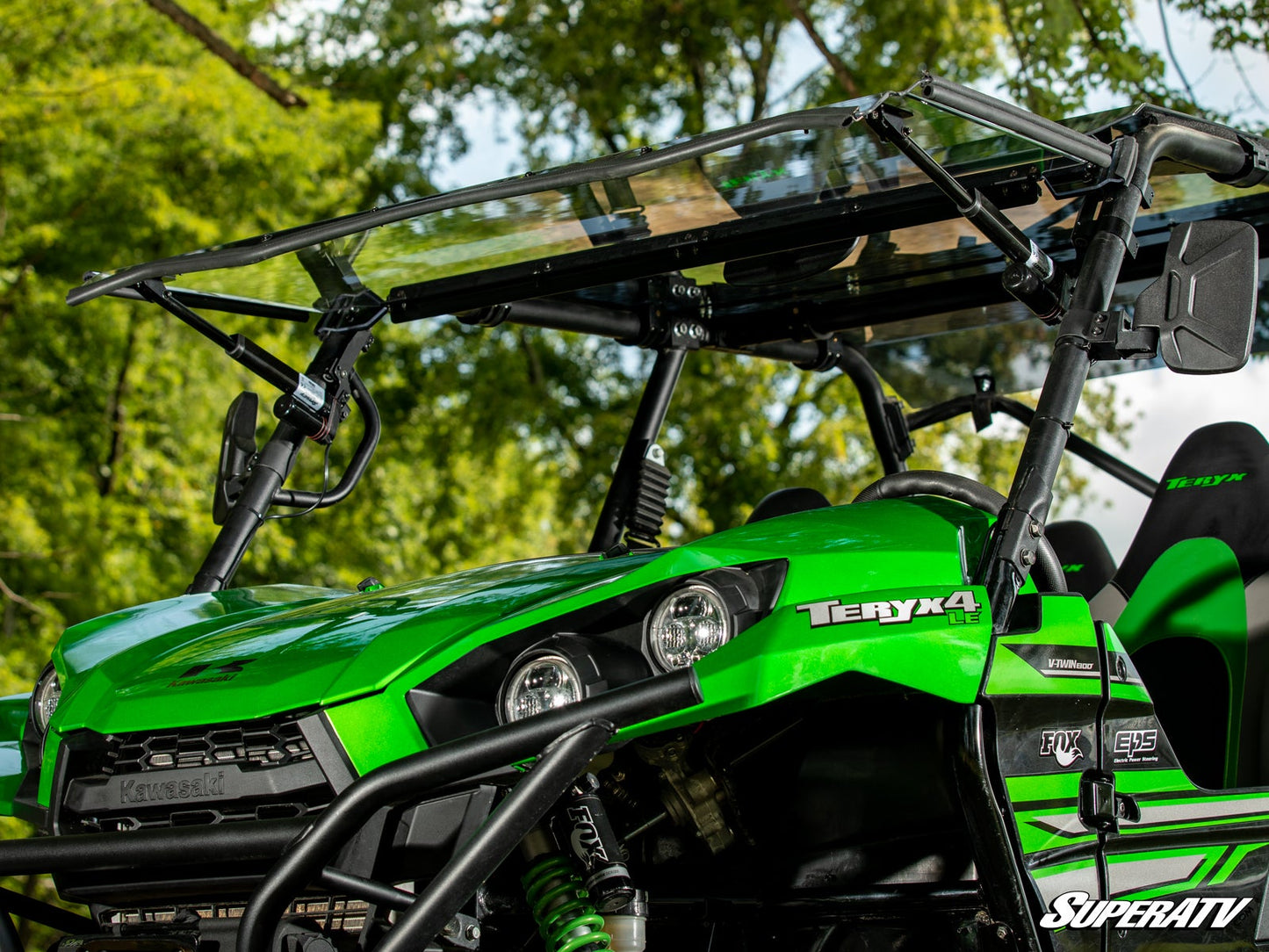 Kawasaki Teryx MaxDrive Power Flip Windshield