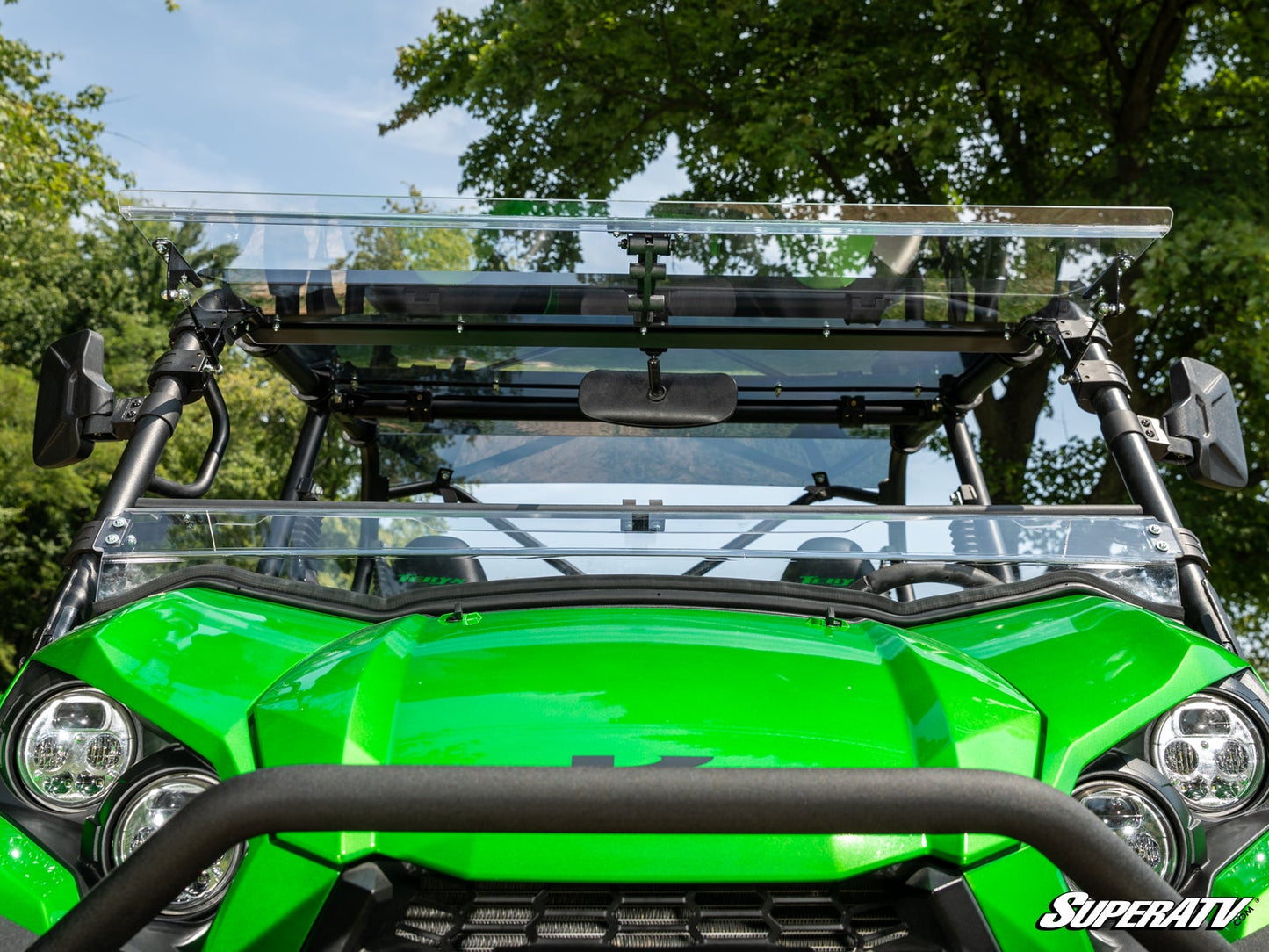 Kawasaki Teryx S Scratch-Resistant Flip Windshield