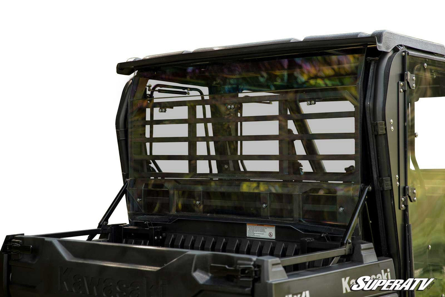 Kawasaki Mule Pro Scratch-Resistant Rear Windshield