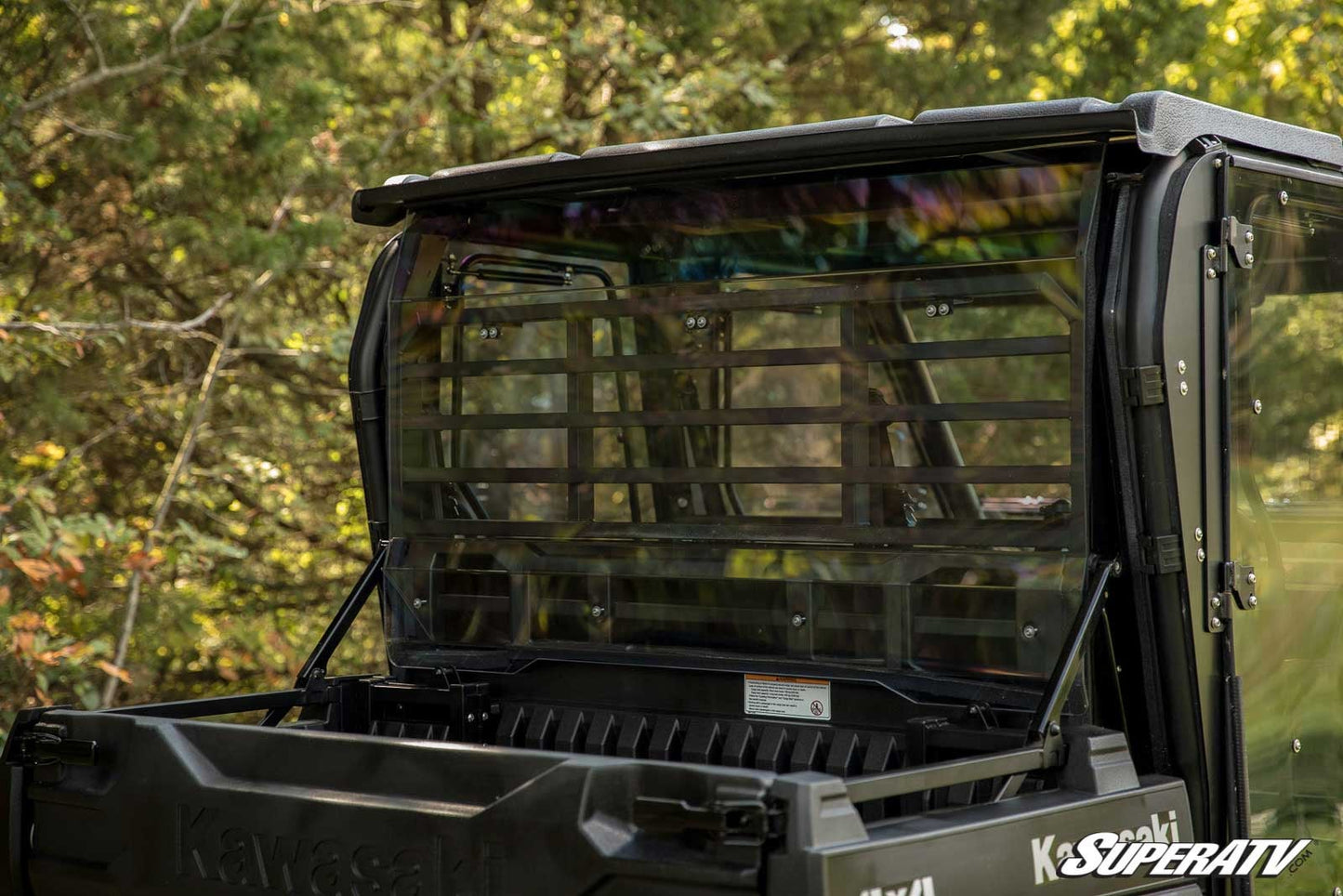 Kawasaki Mule Pro Scratch-Resistant Rear Windshield