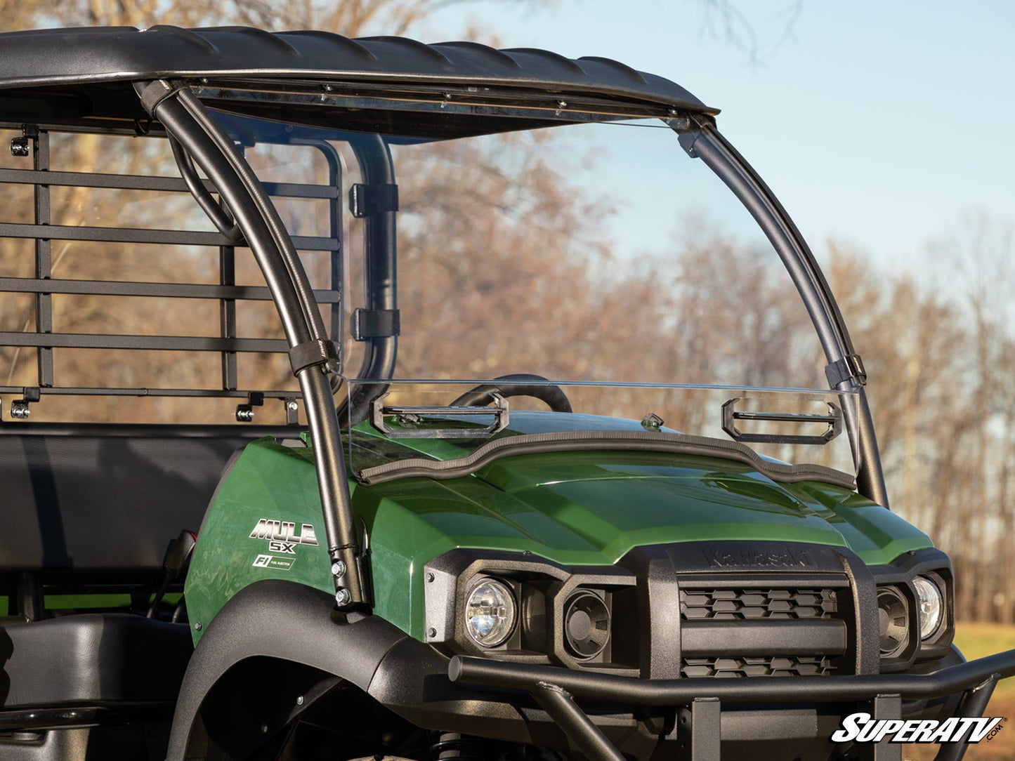 Kawasaki Mule SX Vented Full Windshield