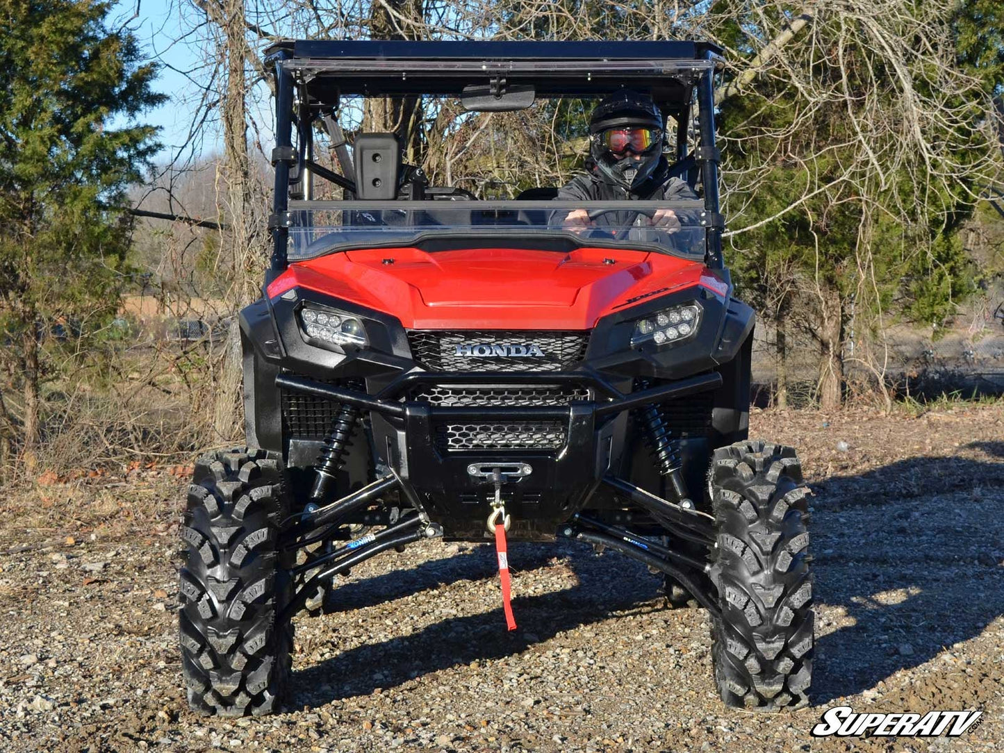 Honda Pioneer 1000 Scratch-Resistant Flip Windshield