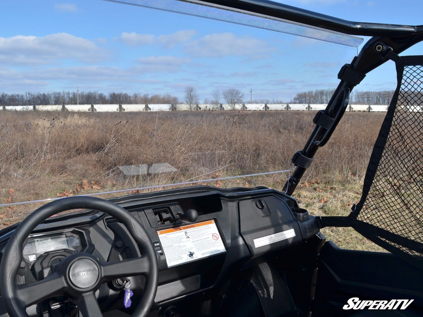 Honda Pioneer 1000 Scratch Resistant Full Windshield