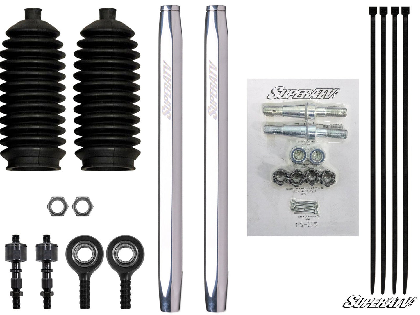 Honda Pioneer 1000 Billet Aluminum Hex Tie Rod Kit