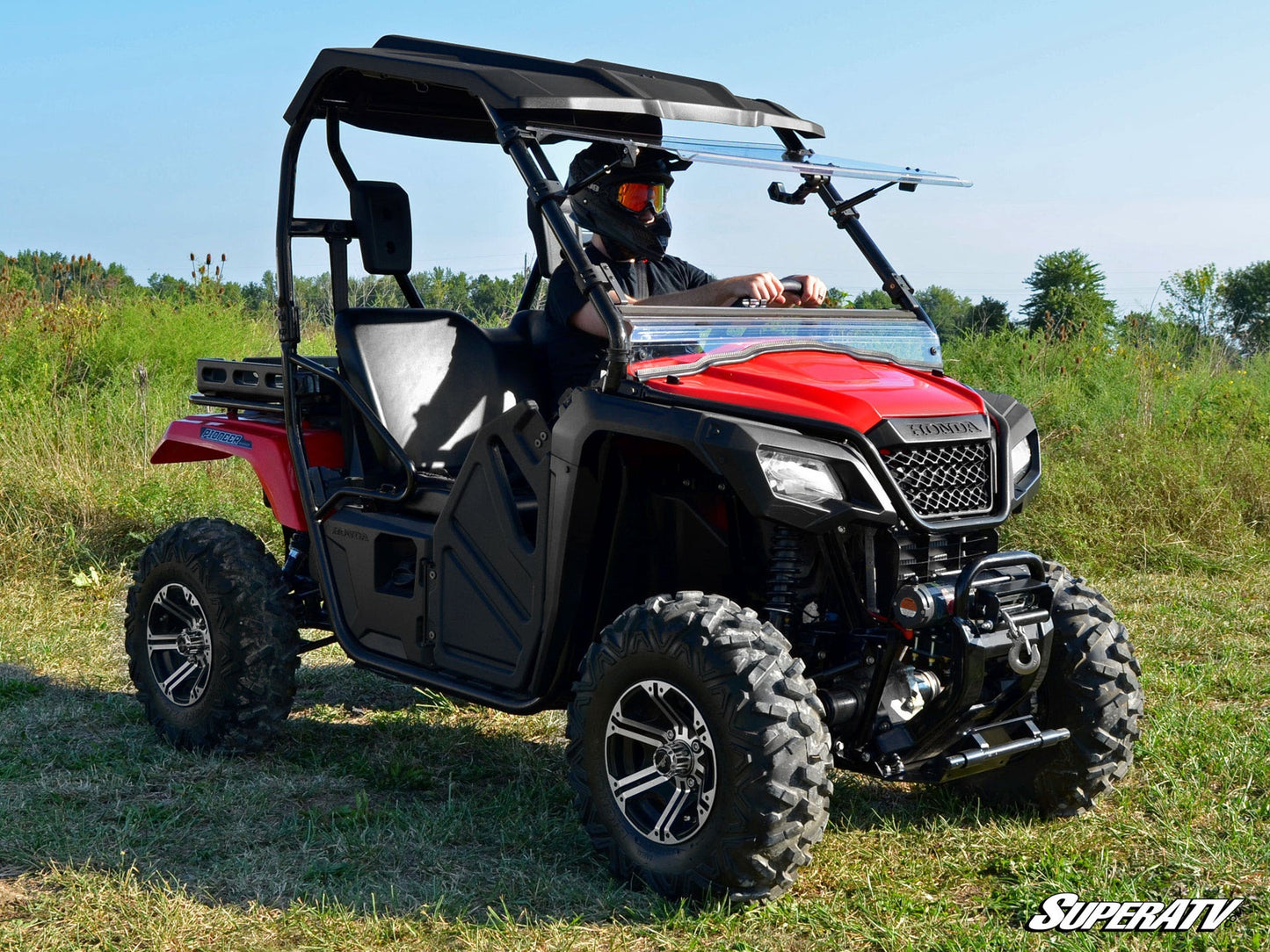 Honda Pioneer 500 Scratch Resistant Flip Windshield