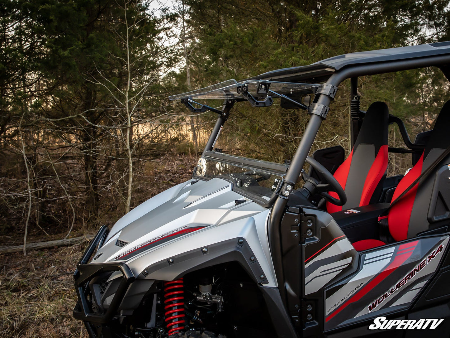 Yamaha Wolverine X2 850 Scratch-Resistant Flip Windshield