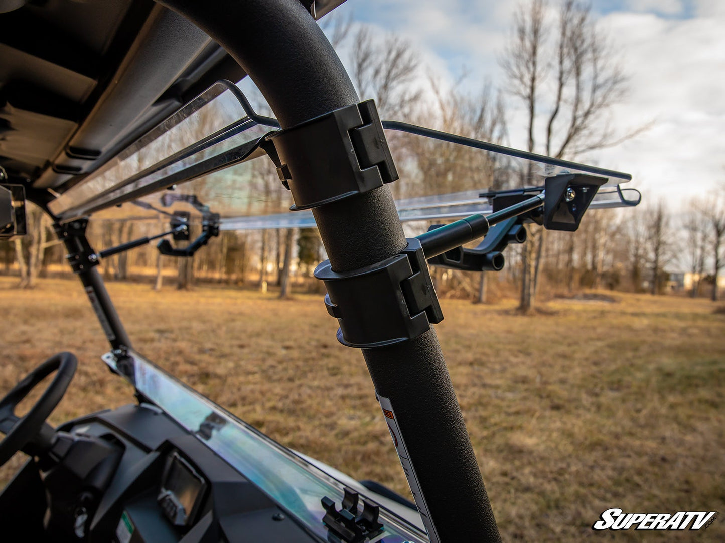 Yamaha Wolverine X2 850 Scratch-Resistant Flip Windshield