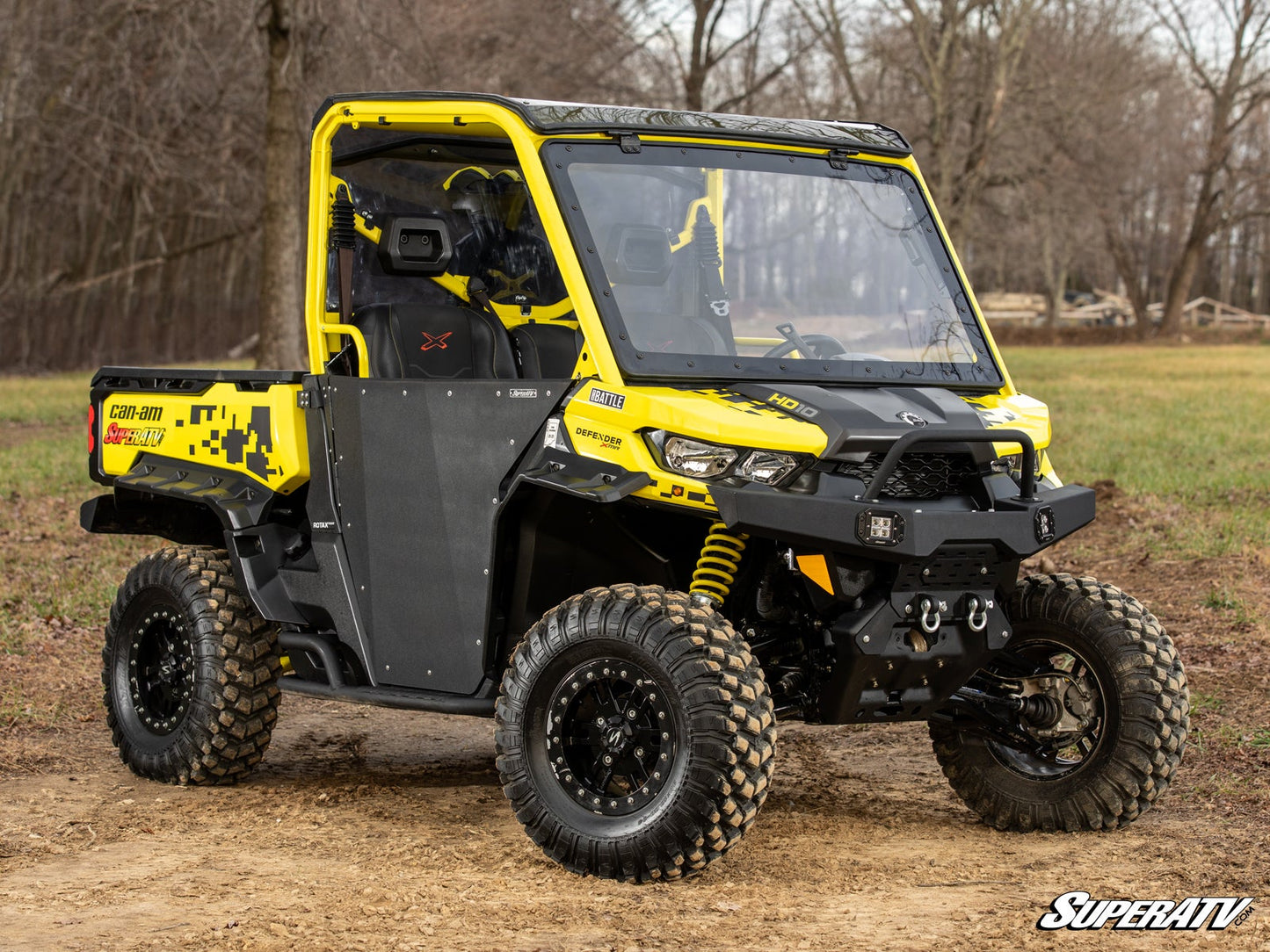 Can-Am Defender MaxDrive Power Flip Windshield