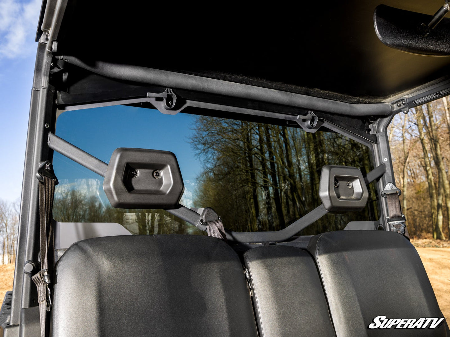 Can-Am Defender Rear Glass Windshield