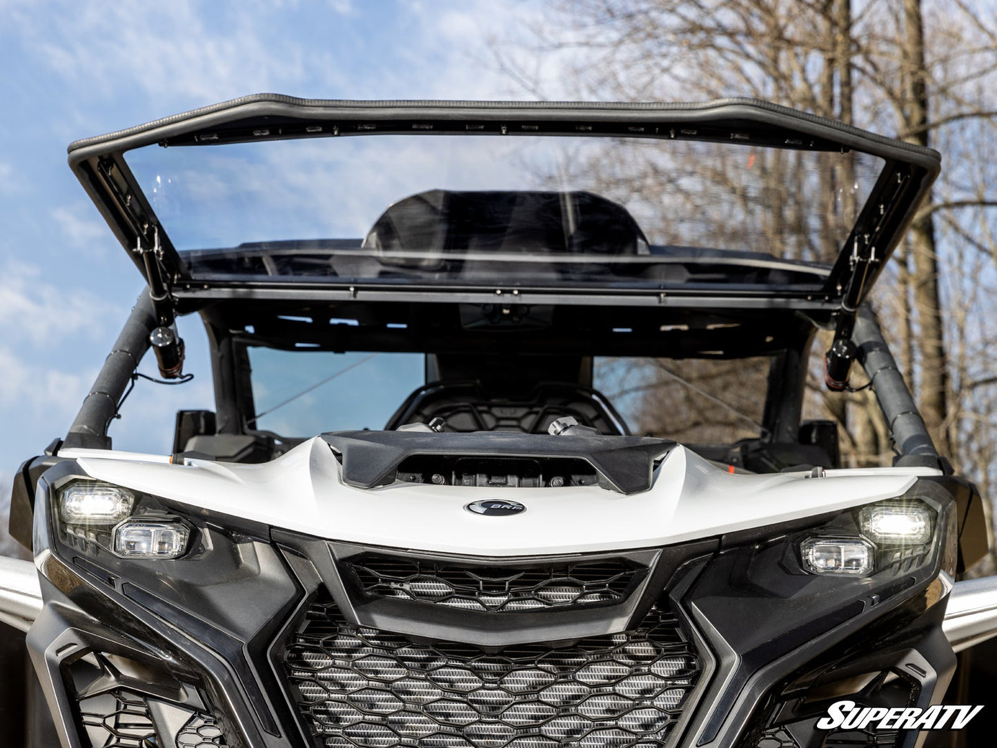 Can-Am Maverick R MaxDrive Power Flip Windshield