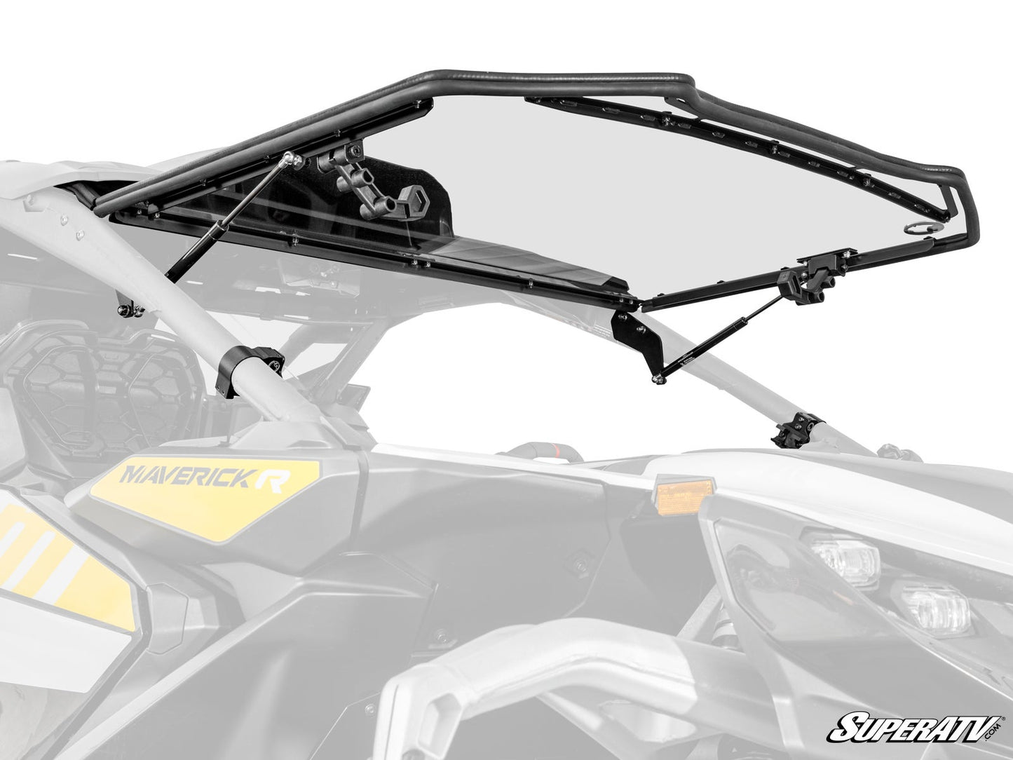 Can-Am Maverick R Scratch-Resistant Flip Windshield