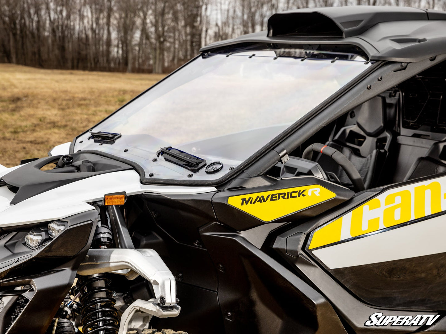 Can-Am Maverick R Scratch-Resistant Vented Full Windshield