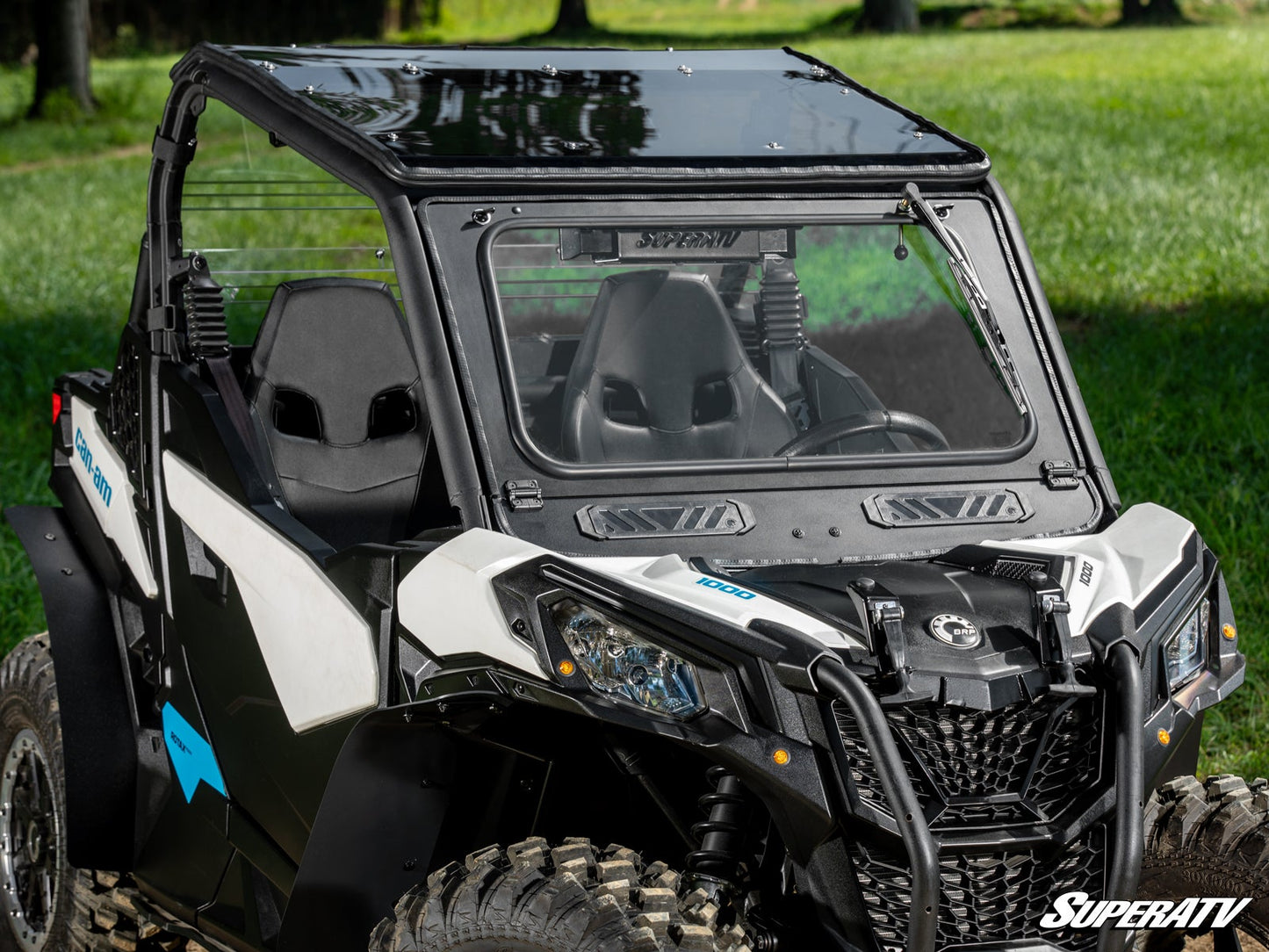 Can-Am Maverick Trail Flip Down Glass Windshield