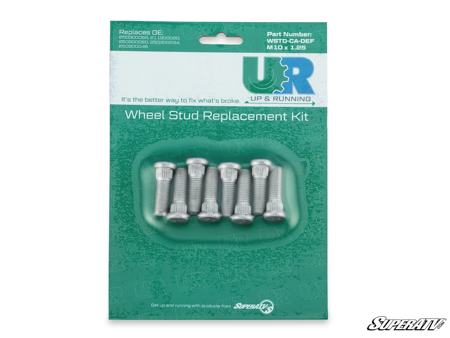 Up & Running Can-Am Commander Wheel Studs