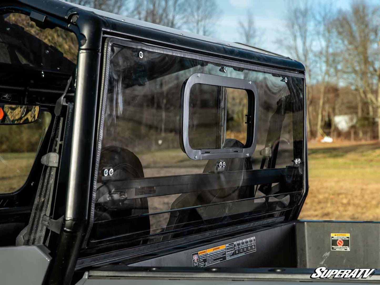 Polaris General 1000 Sliding Rear Windshield