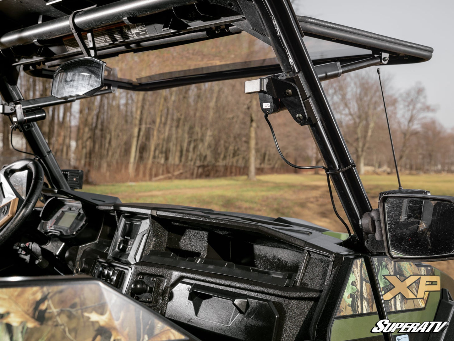 Polaris General XP 1000 MaxDrive Power Flip Windshield