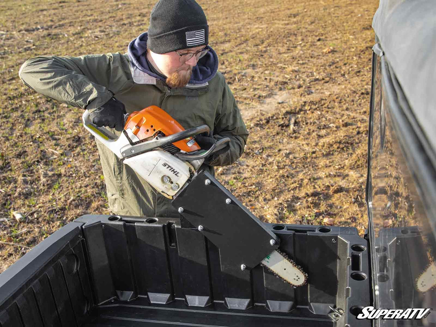 Polaris Ranger Chainsaw Mount