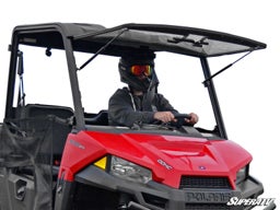 Polaris Ranger Midsize Scratch Resistant Flip Windshield