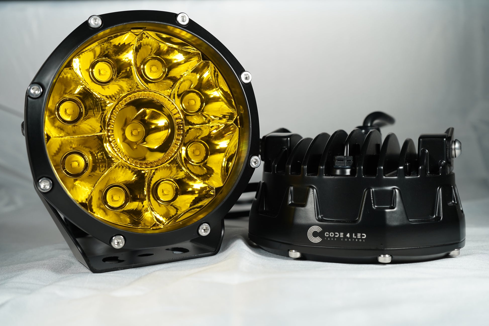 Code 4 Led Round Lazer Pod Lights