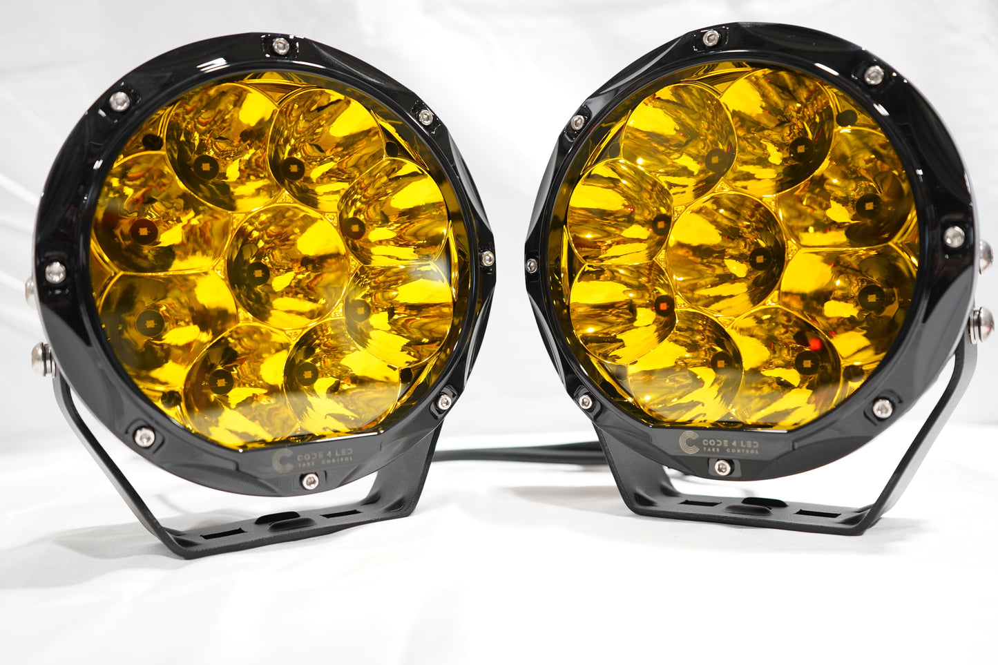 Code 4 Led Round Lazer Pod Lights