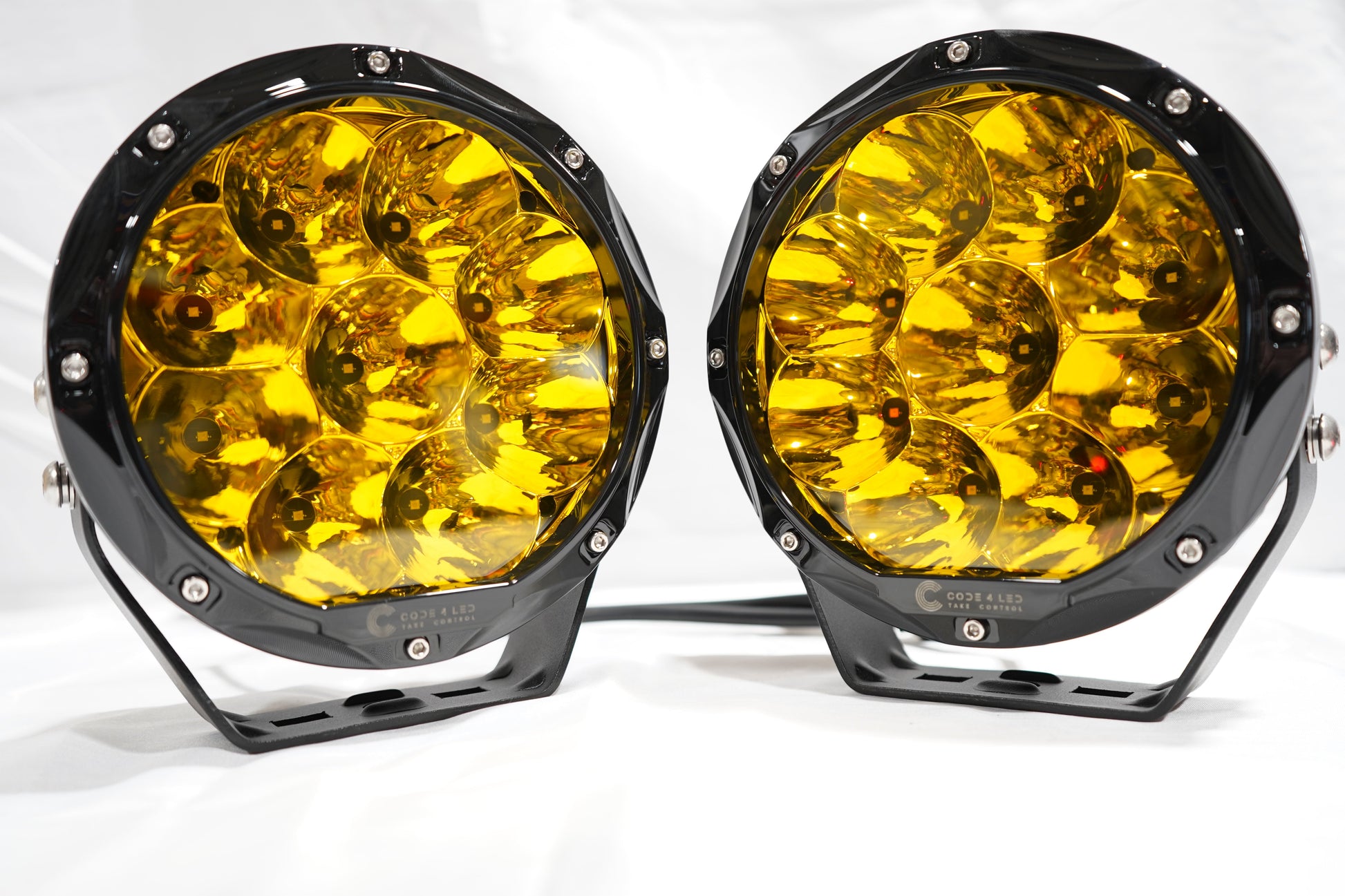 Code 4 Led Round Lazer Pod Lights