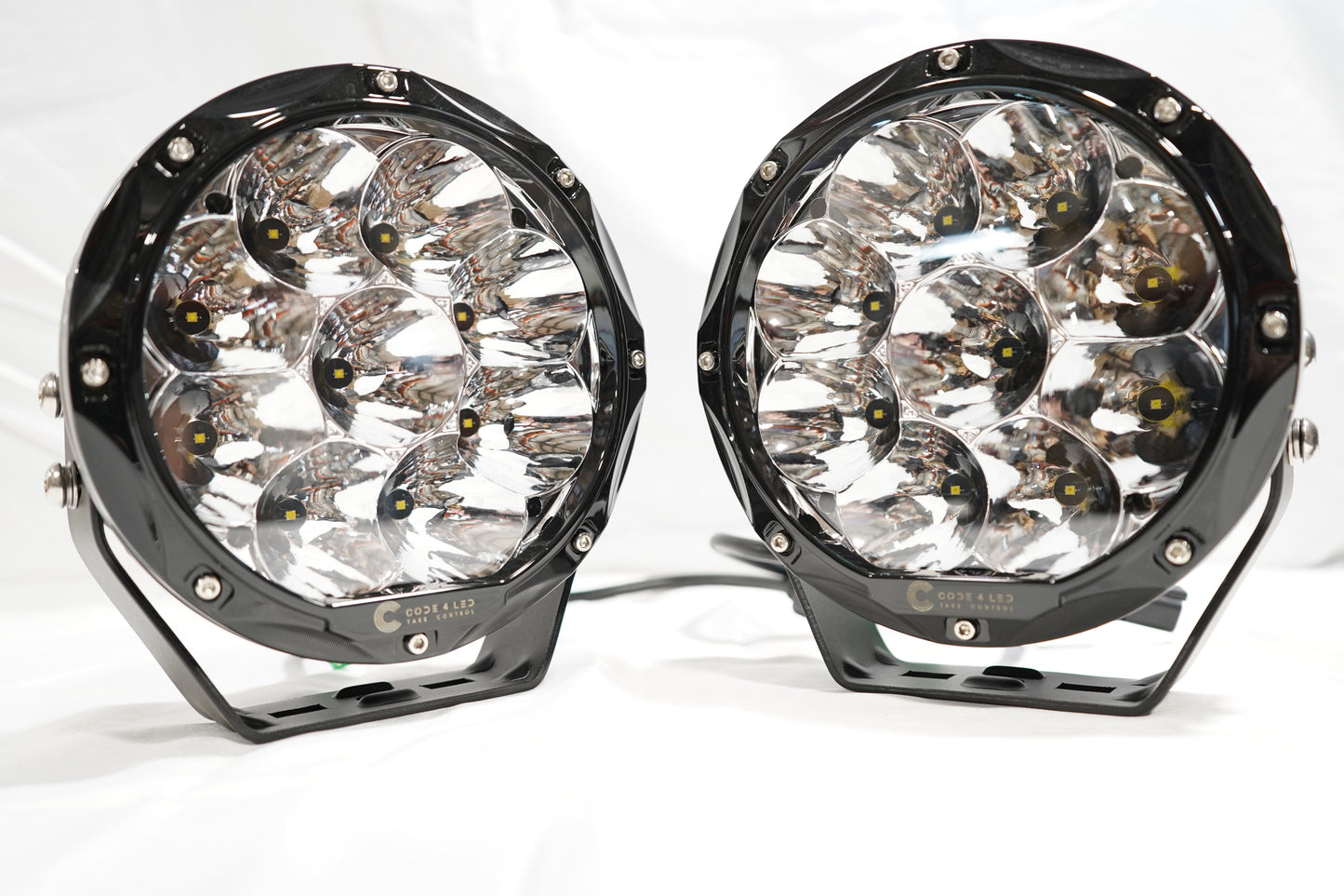 Code 4 Led Round Lazer Pod Lights