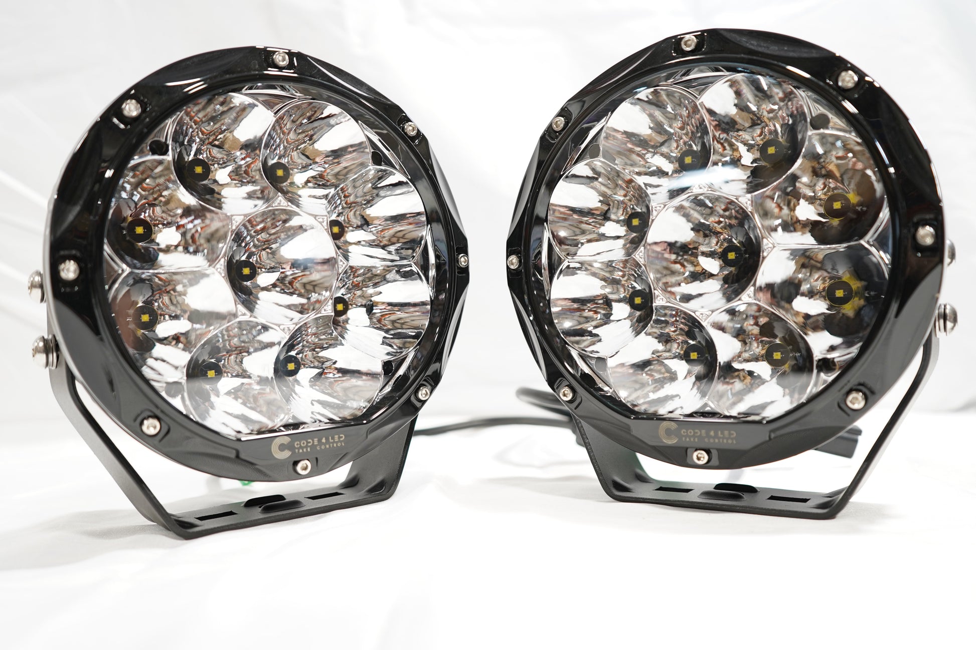 Code 4 Led Round Lazer Pod Lights