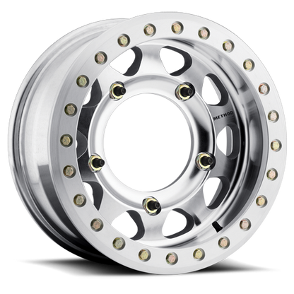 Aluminum Wheels 17x8 Buggy Beadlock MR101 Bolt Pattern 5 On 205 Offset -51 Lip Size 5.16 Raw Machined Method