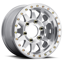 Aluminum Wheels 17x9 Beadlock MR101 Bolt Pattern 8 On 165.1 Offset -12 Lip Size 3.15 Raw Machined Method