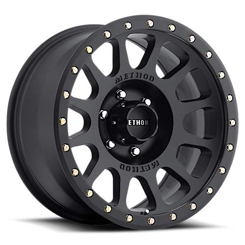 Aluminum Wheels 20x9 NV MR305 Bolt Pattern 6 On 135 Offset 18 Lip Size 1.42 Matte Black MB Method