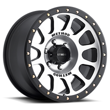 Aluminum Wheels 18x9 NV MR305 Bolt Pattern 6 On 135 Offset 18 Lip Size 1.38 Black BM Machined Face-Black Street Loc Method