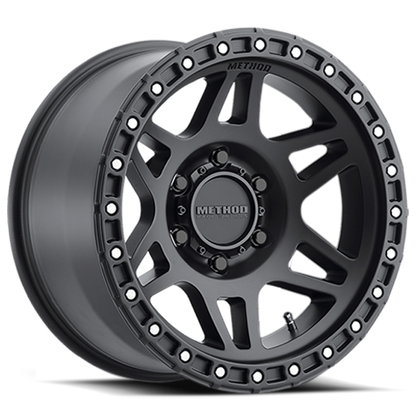 Aluminum Wheels 17x8.5 MR312 Bolt Pattern 5 On 127 Offset 0 Lip Size 0.98 Matte Black MB Method
