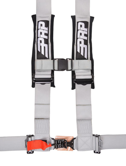 4.3 Harness 4 point Harness with 3 inch Belts Silver PRP Seats