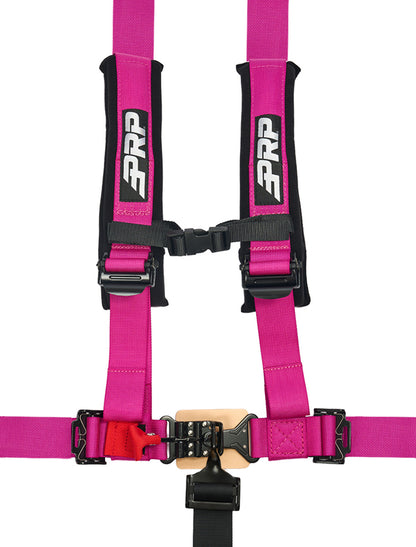 5.2 Harness with Shoulder Straps Sewn to Lap, Pink PRP Seats