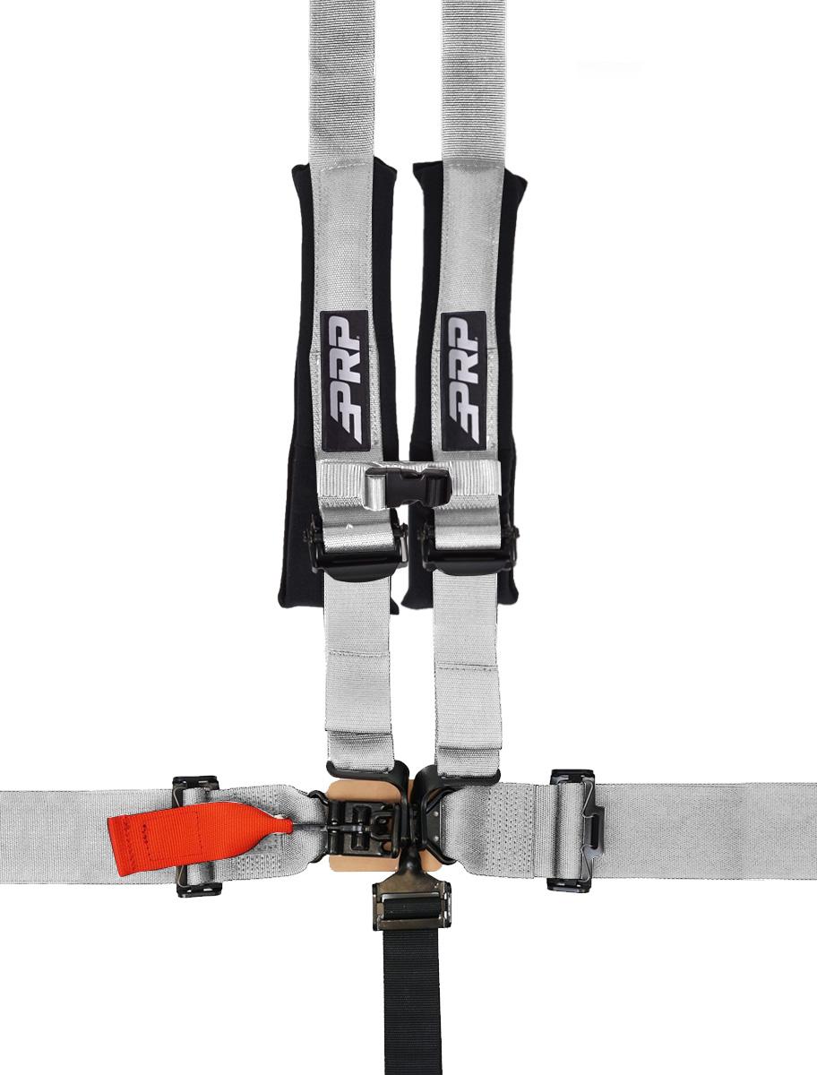 5.2 Harness with Shoulder Straps Sewn to Lap Silver PRP Seats