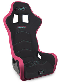 Shreddy Edition Alpha Composite Seat Extra Wide Black Pink and Teal PRP Seats