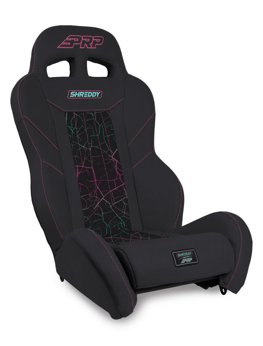 Shreddy Edition XCR Suspension Seat Cracked Pink PRP Seats