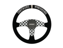 PRP X Shreddy Checkered Steering Wheel 13 Inch Diameter Checkered Flat PRP Seats