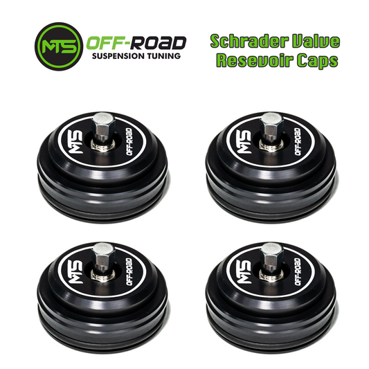 MTS Off-Road Schrader Valve Reservoir Caps (FOR FOX SHOCKS)