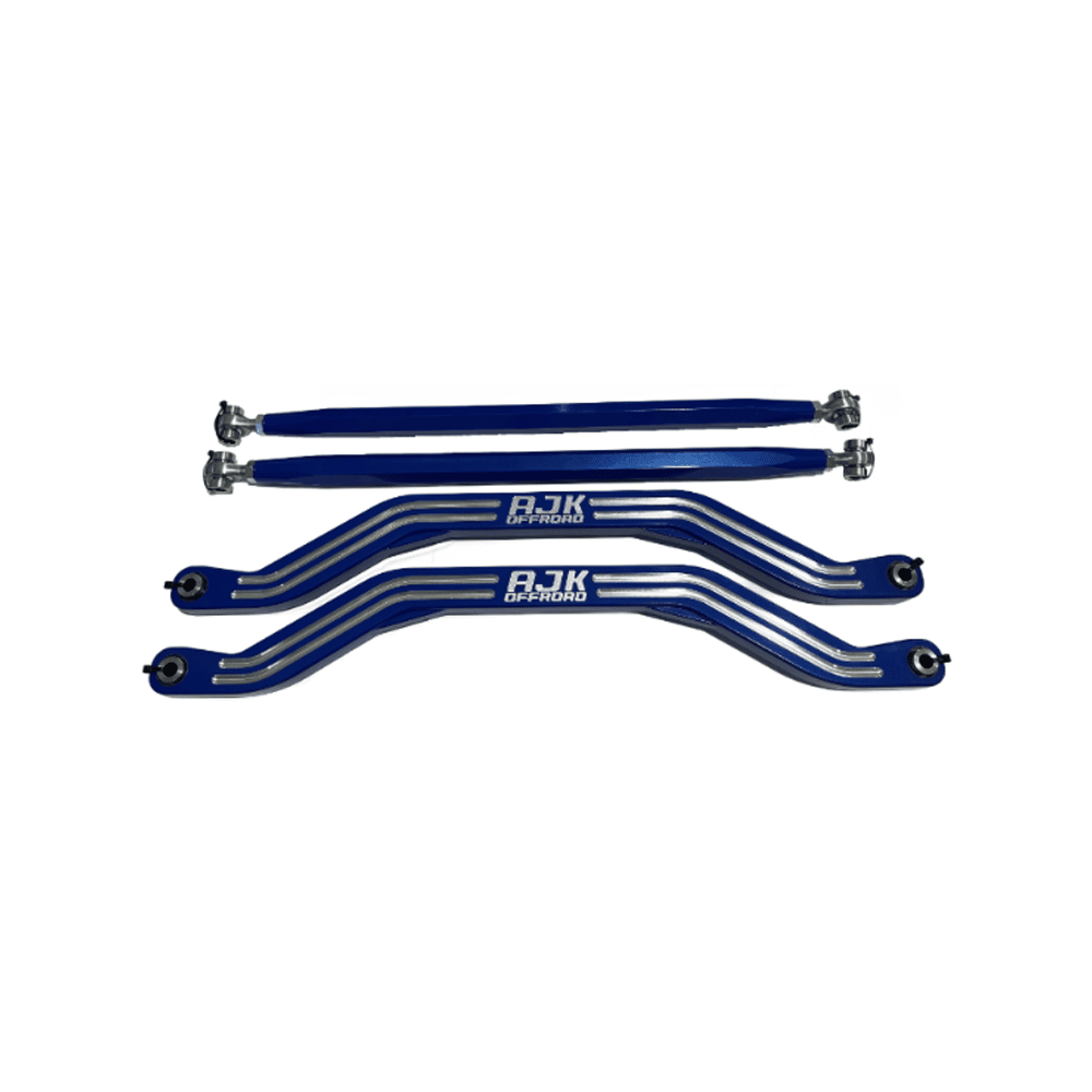 Polaris Pro R / Turbo R High Clearance Radius Rods  AJK Offroad Blue Both 