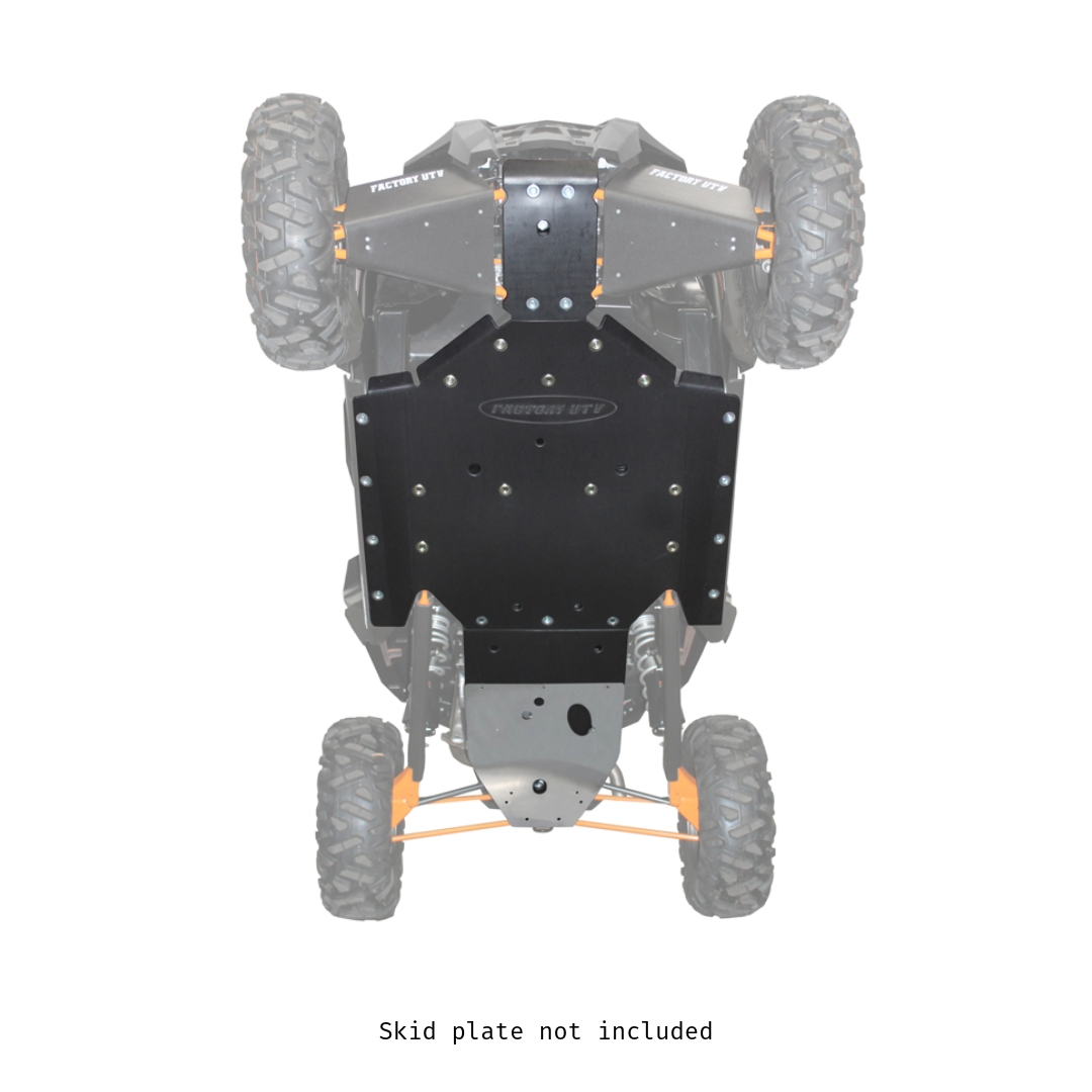 Polaris RZR XP 1000 & XP Turbo X-Brace for UHMW Skid Plate - Factory UTV