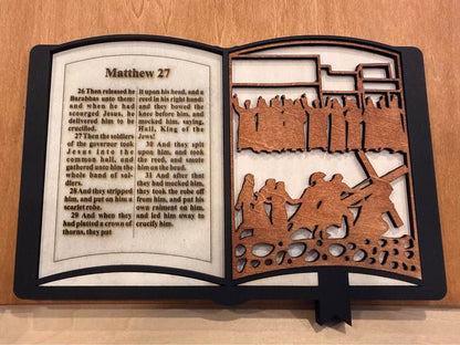Interchangeable Wooden Bible Story Display
