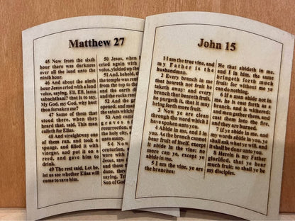 Interchangeable Wooden Bible Story Display