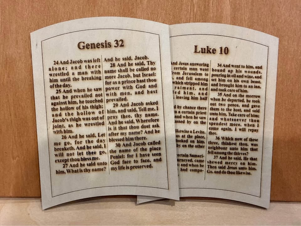 Interchangeable Wooden Bible Story Display