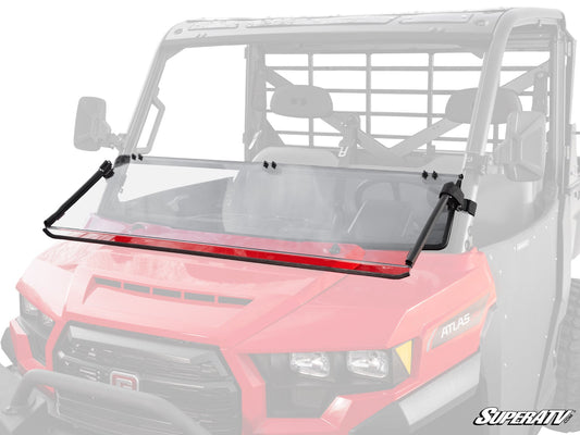 Gravely Atlas JSV Scratch-Resistant Flip Down Windshield