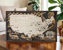 🏁 American Speedway Travel Map 🏁