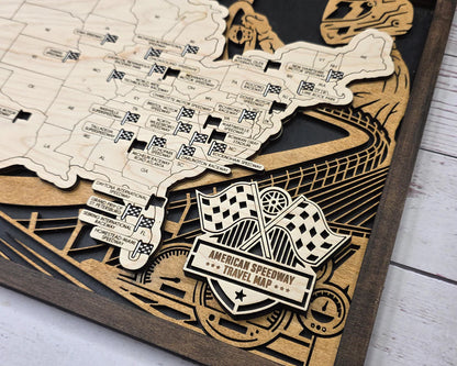 🏁 American Speedway Travel Map 🏁